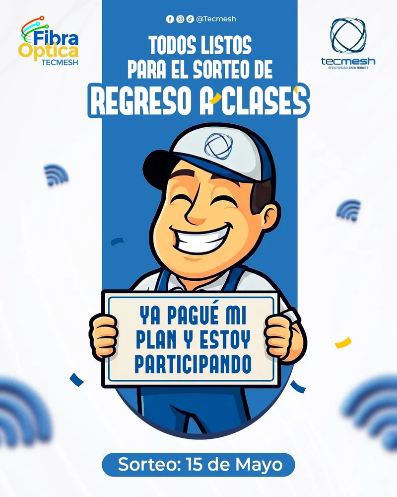 Sorteo de regreso a clases: ya pagué mi plan y estoy participando, sorteo el 15 de mayo
